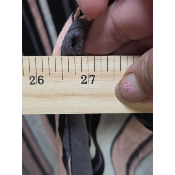 No Boundaries Shirt Mens 3XL Multicolor Stripe Short Sleeve Button Front Rayon - Picture 6 of 7